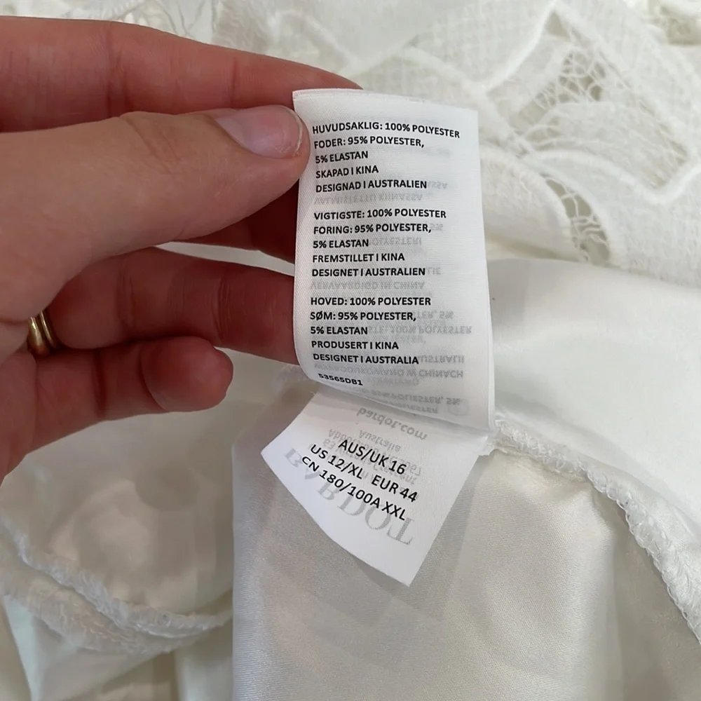 Bardot White Lace Dress - Picture 13 of 13